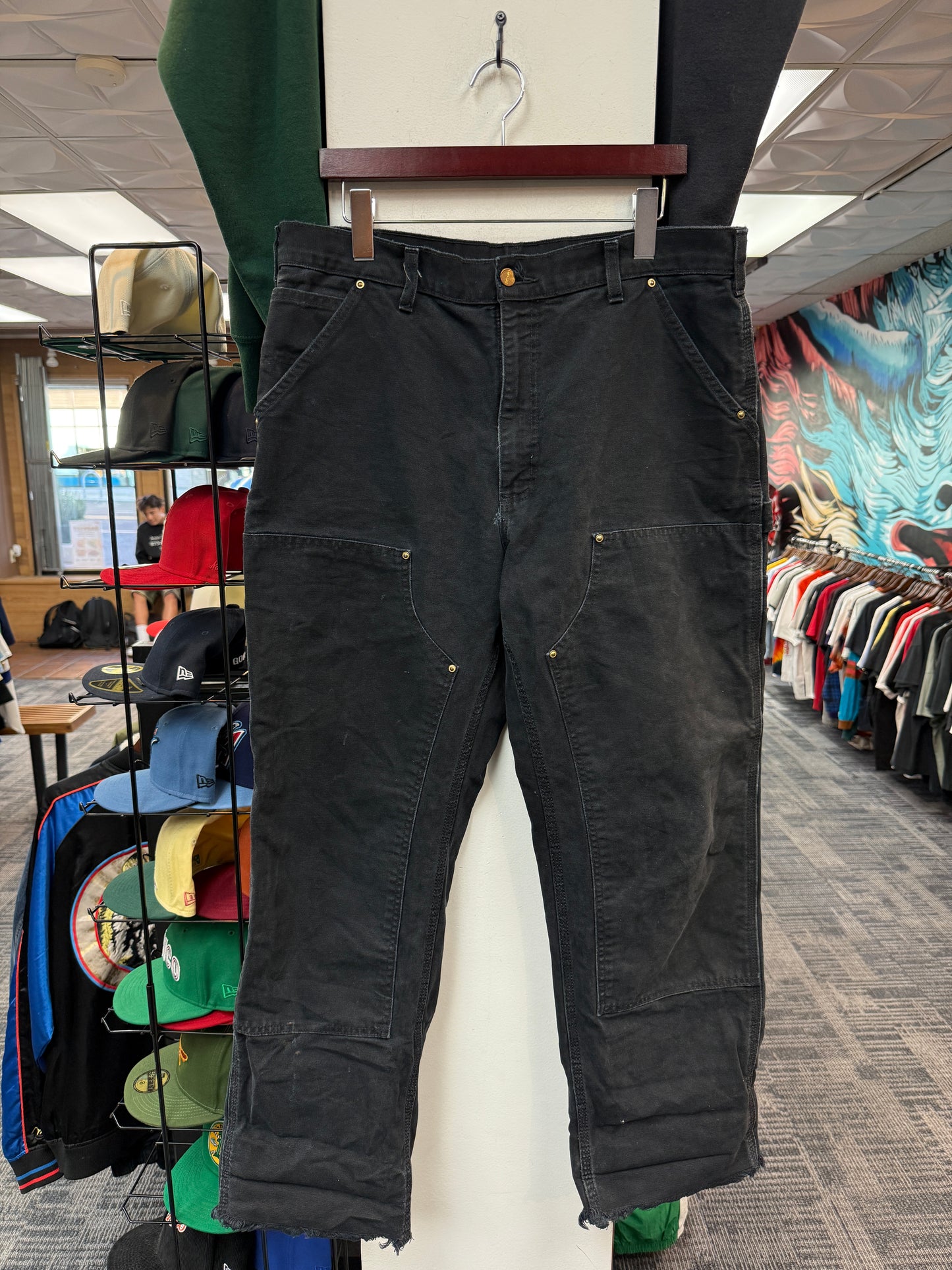 Vintage Carhartt Black Double Knee Pants