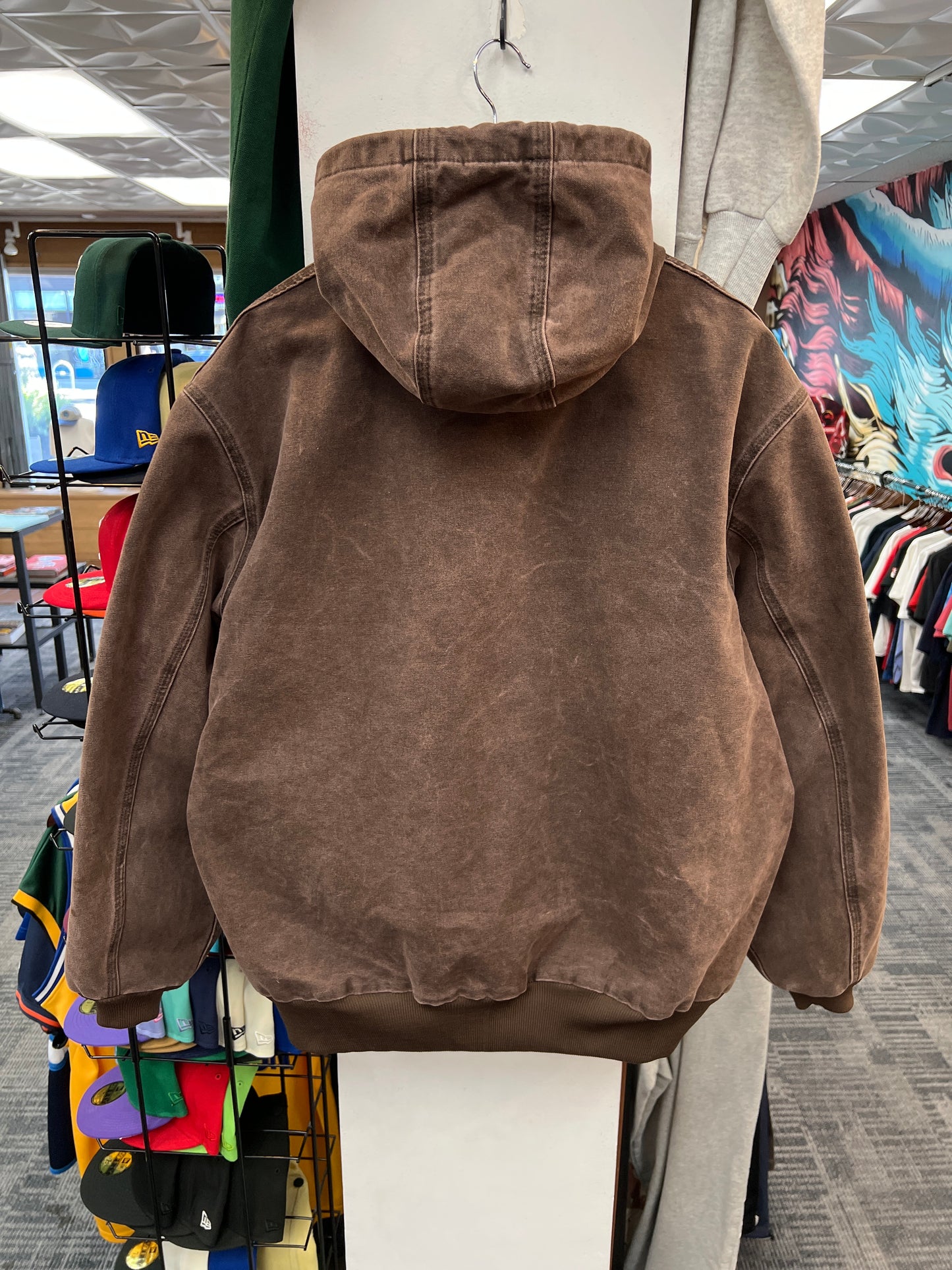 Carhartt J160 Hooded Jacket Faded Brown