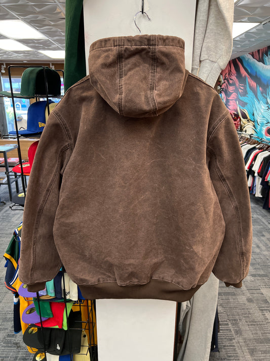 Carhartt J160 Hooded Jacket Faded Brown