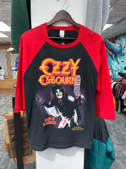 Vintage Ozzy Osbourne Baseball Tee