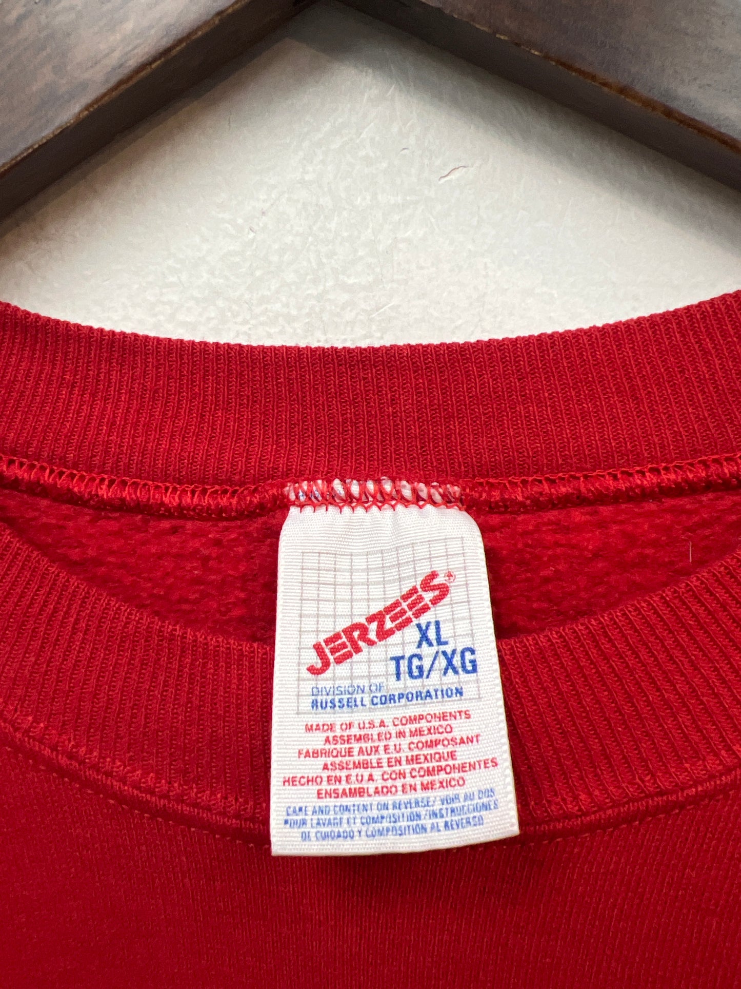 Rush Crest Red/Grey Crewneck