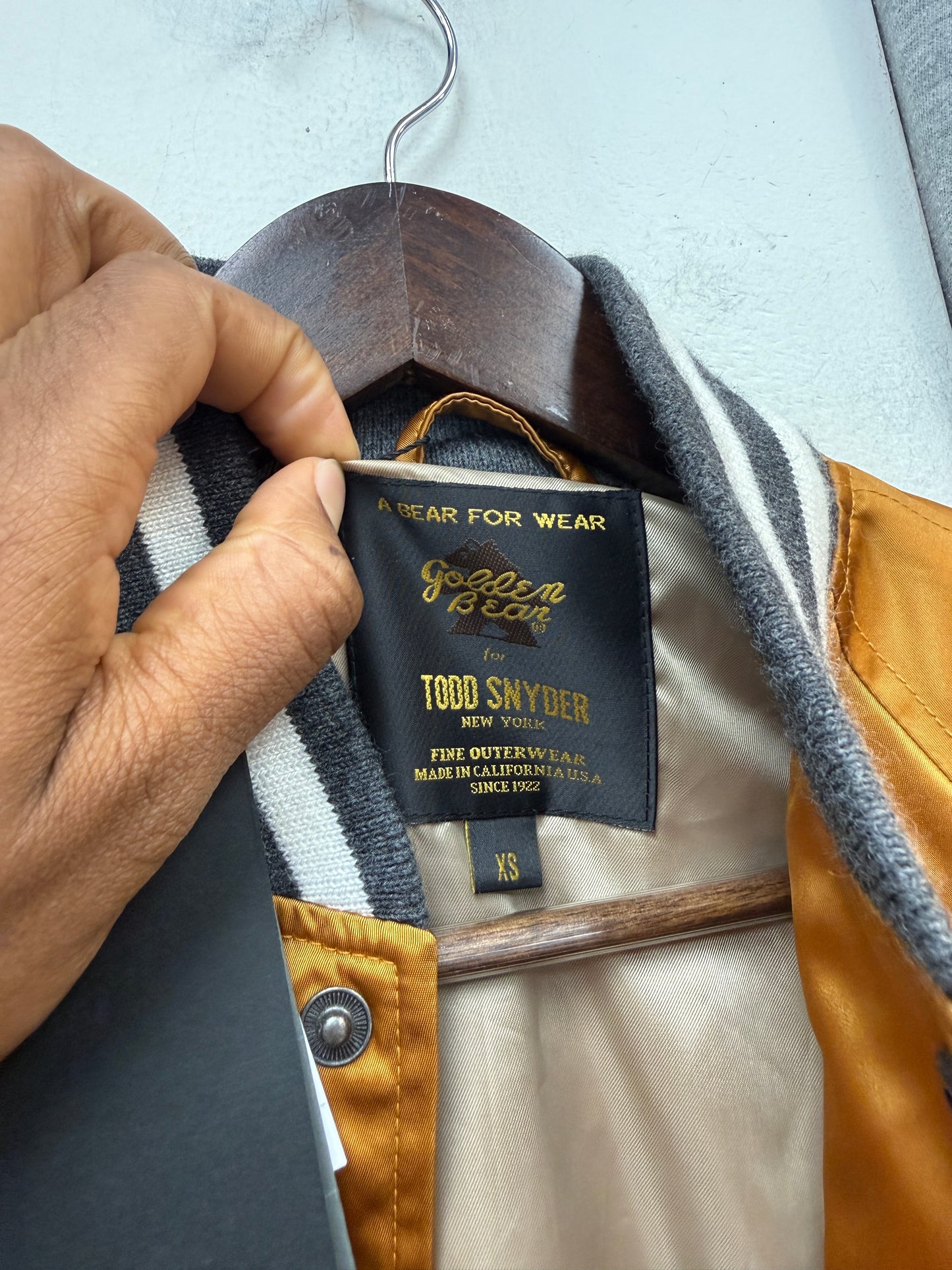 New Golden Bear Todd Snyder Varsity Jacket