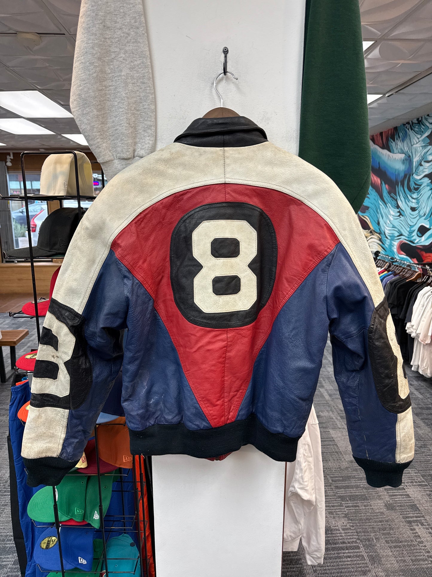 Vintage Phase 2 Leather 8 Ball Jacket