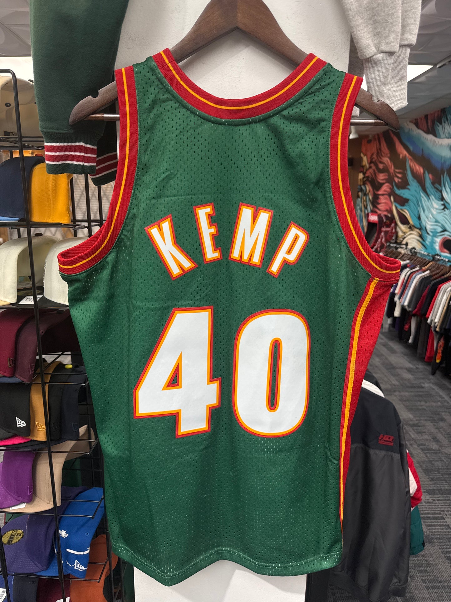 Mitchell & Ness Sonics Kemp Jersey