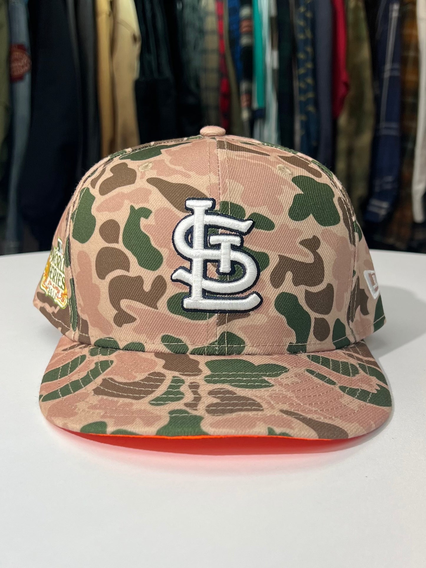 Louisville Cardinal Duck Camo Fitted Cap