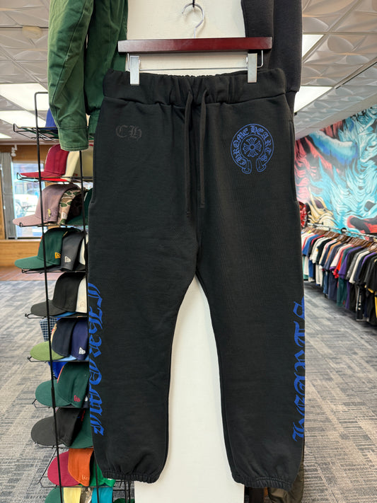 New Chrome Hearts Black/Blue Horseshoe Sweats