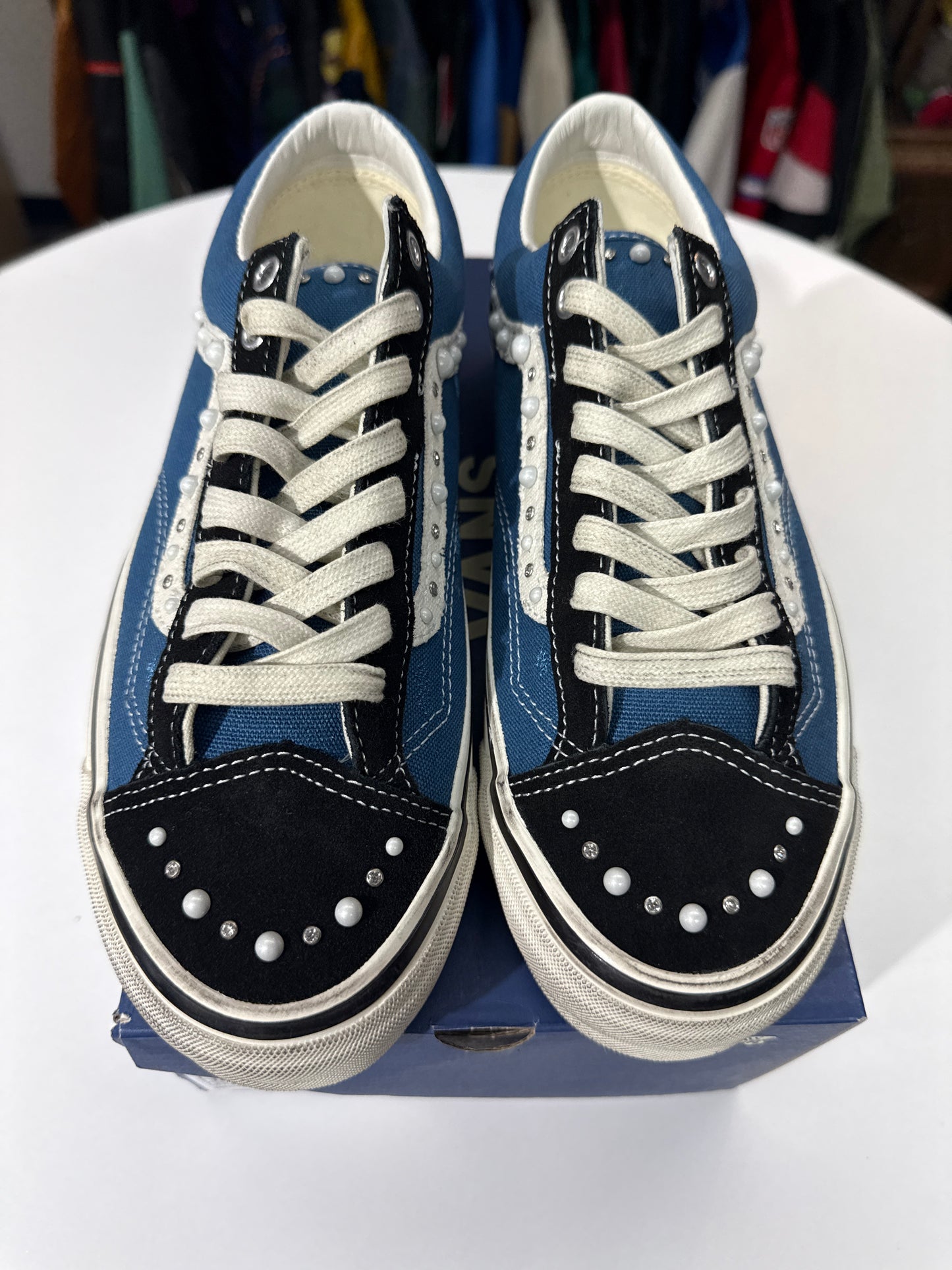 New Vans LX Old Skool 36 Pearlized Pack Navy
