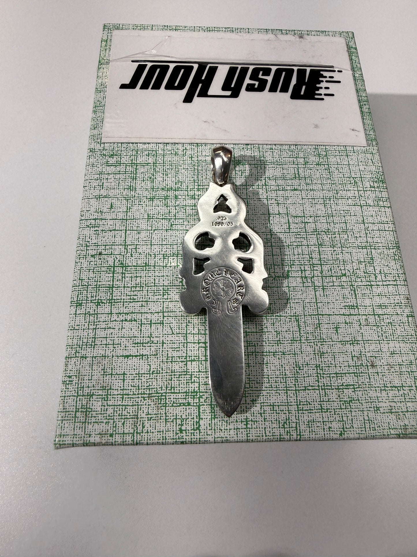 New Chrome Hearts Large Dagger Pendant