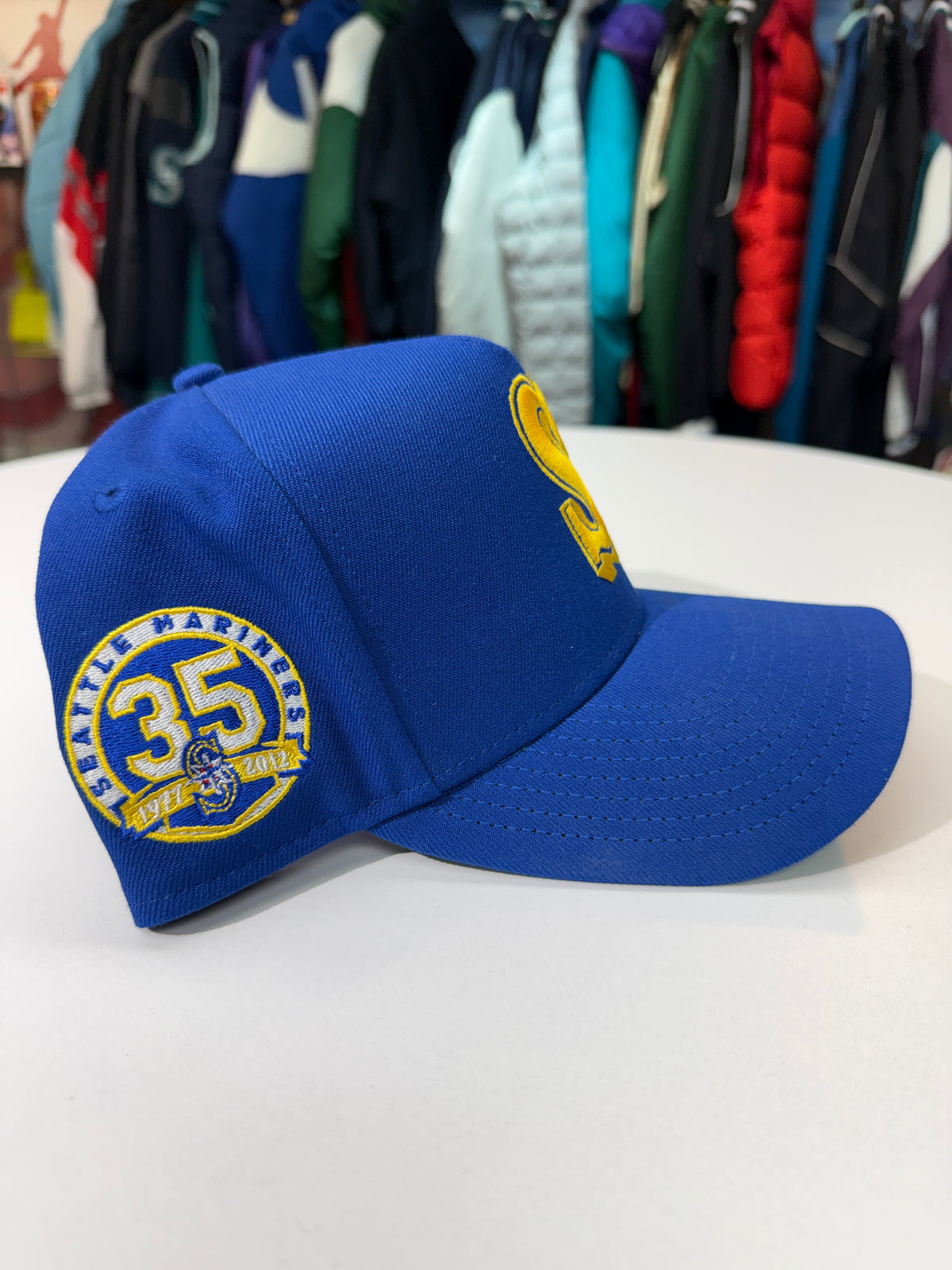 Mariners Blue & Yellow Throwback Snap