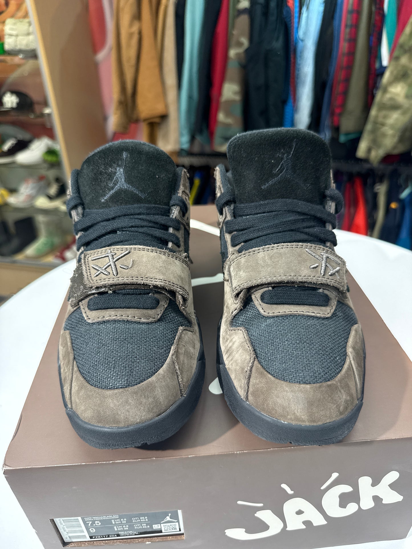 Preowned Dark Mocha Travis Jumpman Jack