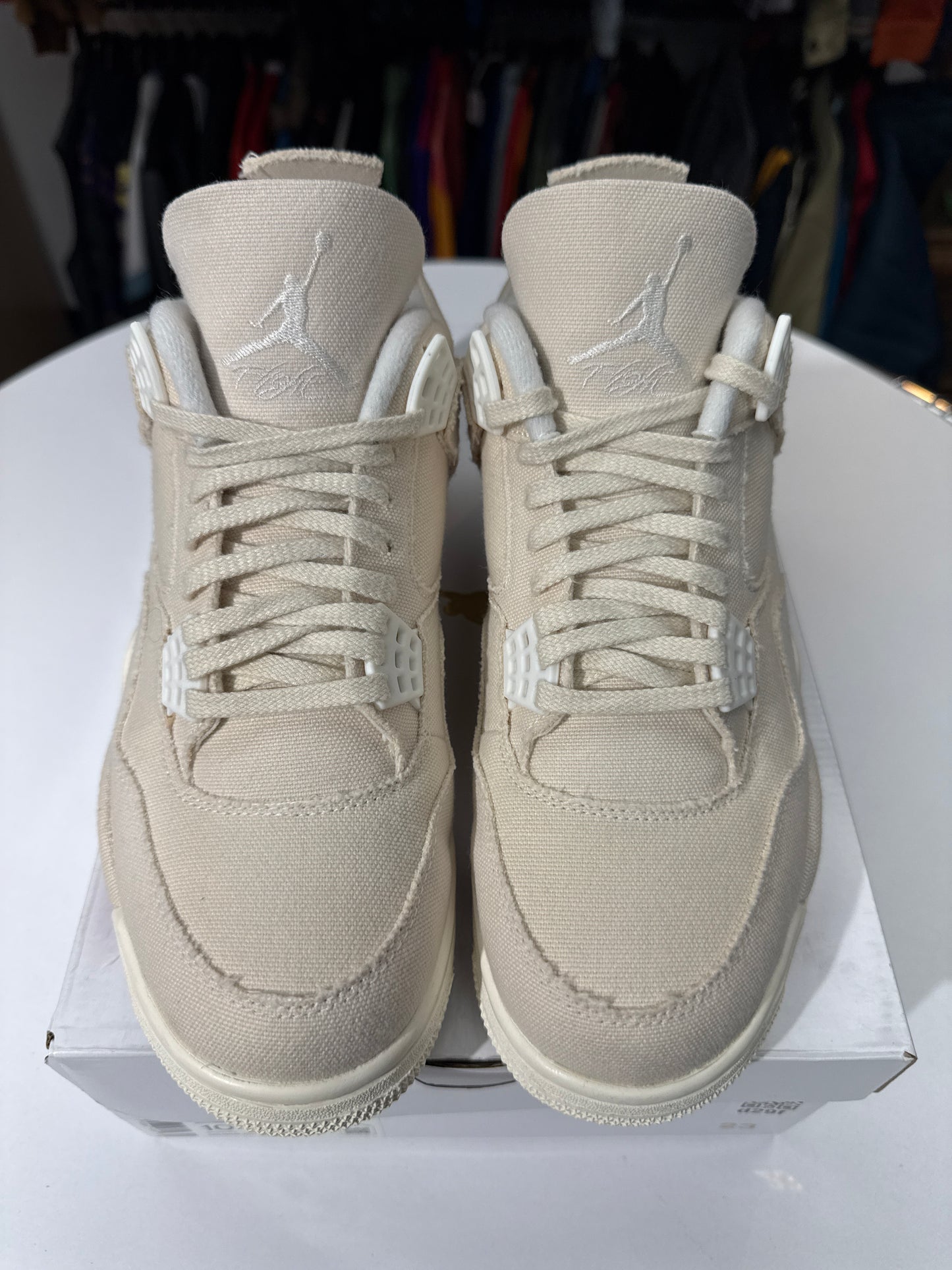 Preowned Jordan 4 Blank Canvas