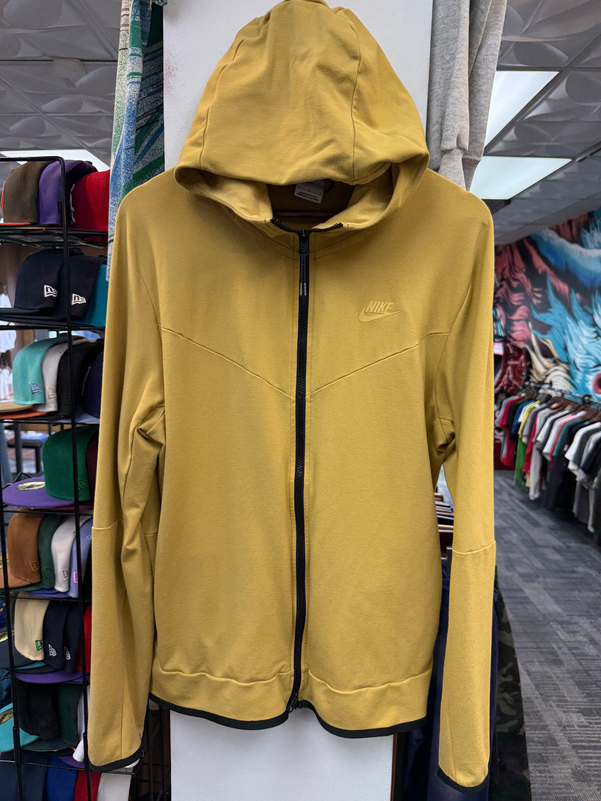 Nike Wheat Tech Fleece Zip Hoodie