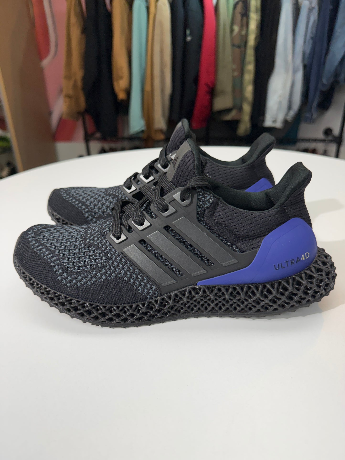 Preowned Black Purple Adidas Ultra 4D