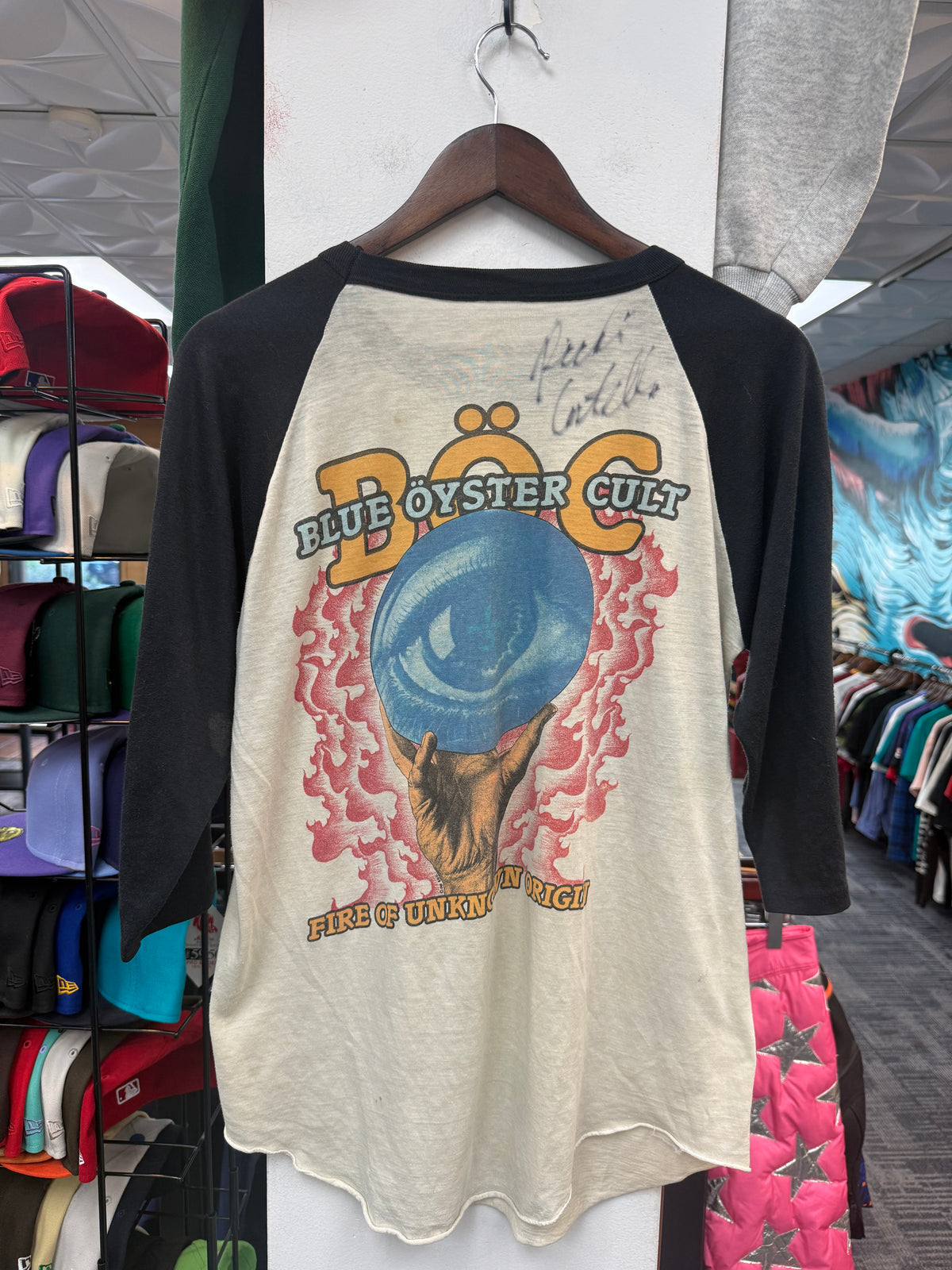 Vintage Blue Oyster Colt Raglan Shirt