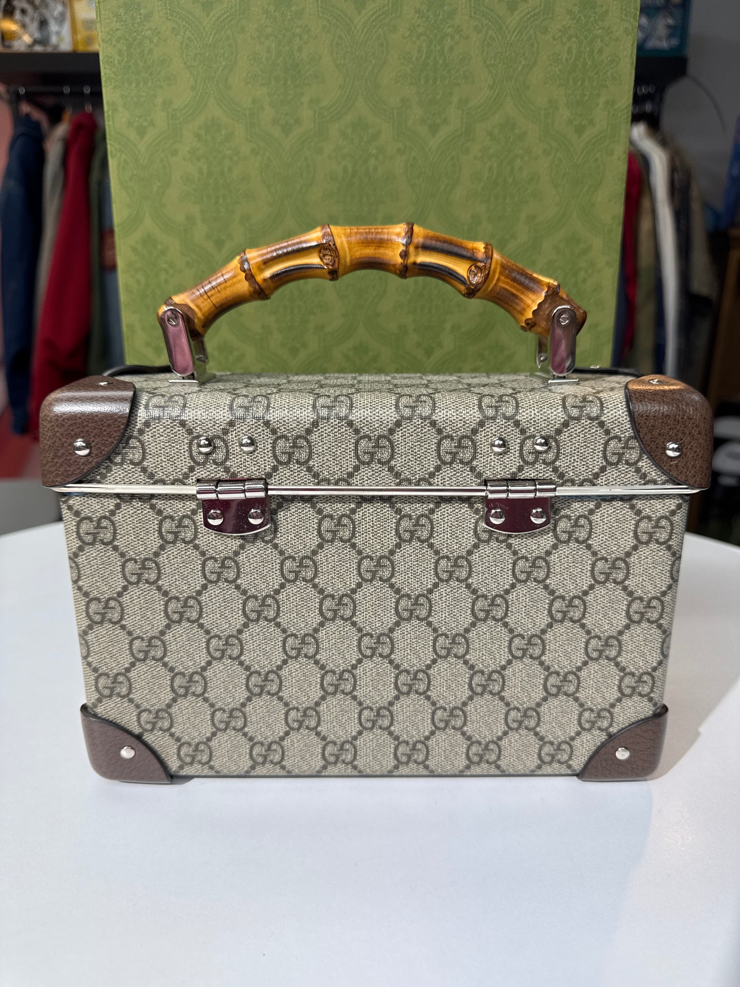 Gucci Monogram Globe-Trotter Beauty Case