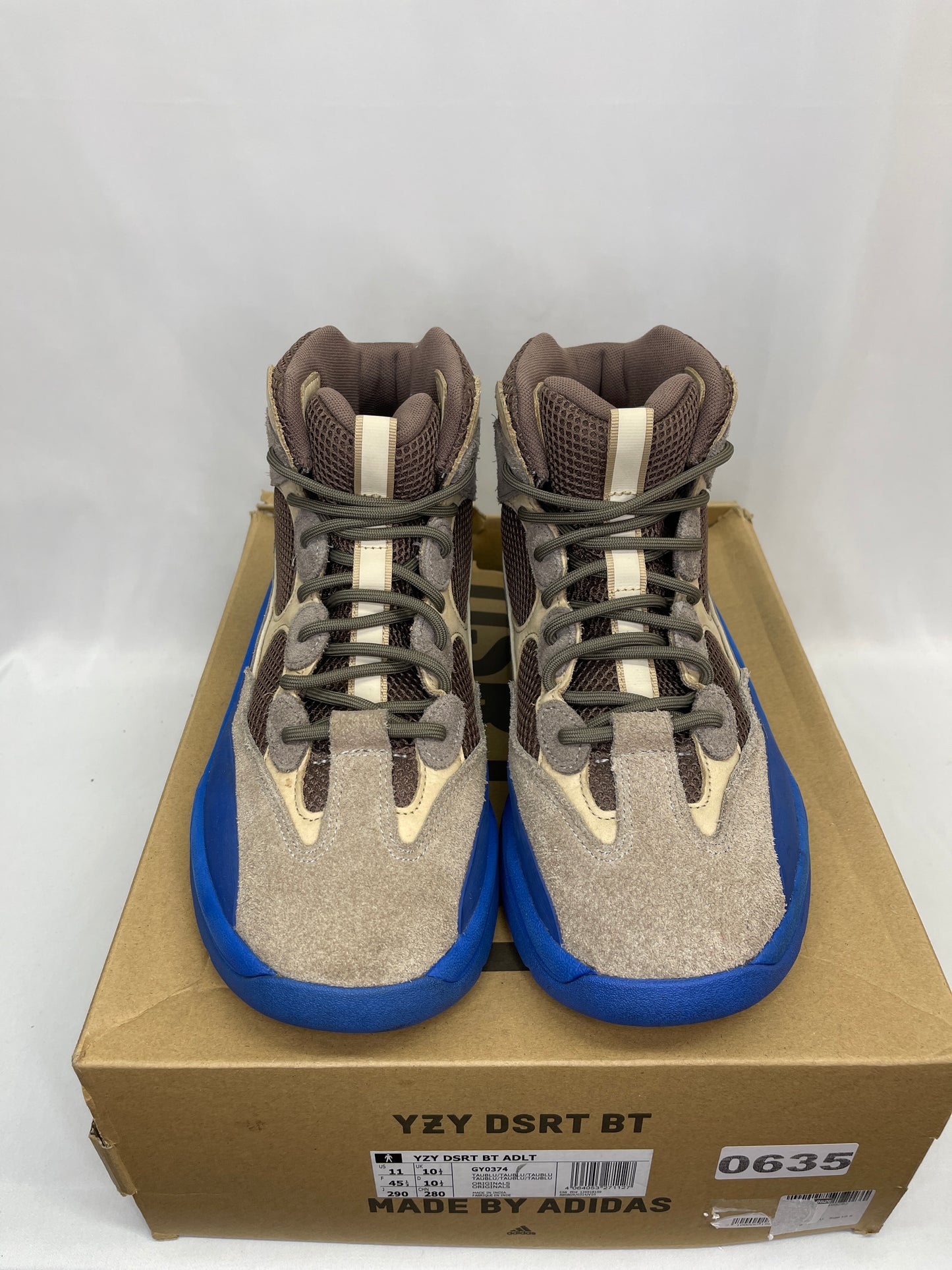 Preowned Yeezy Desert Boot Taupe Blue