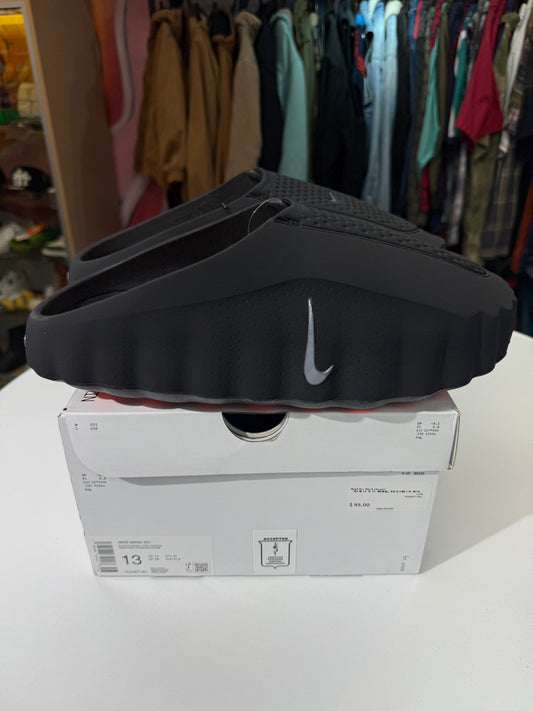 New Black Chrome Nike Mind 001 Slides