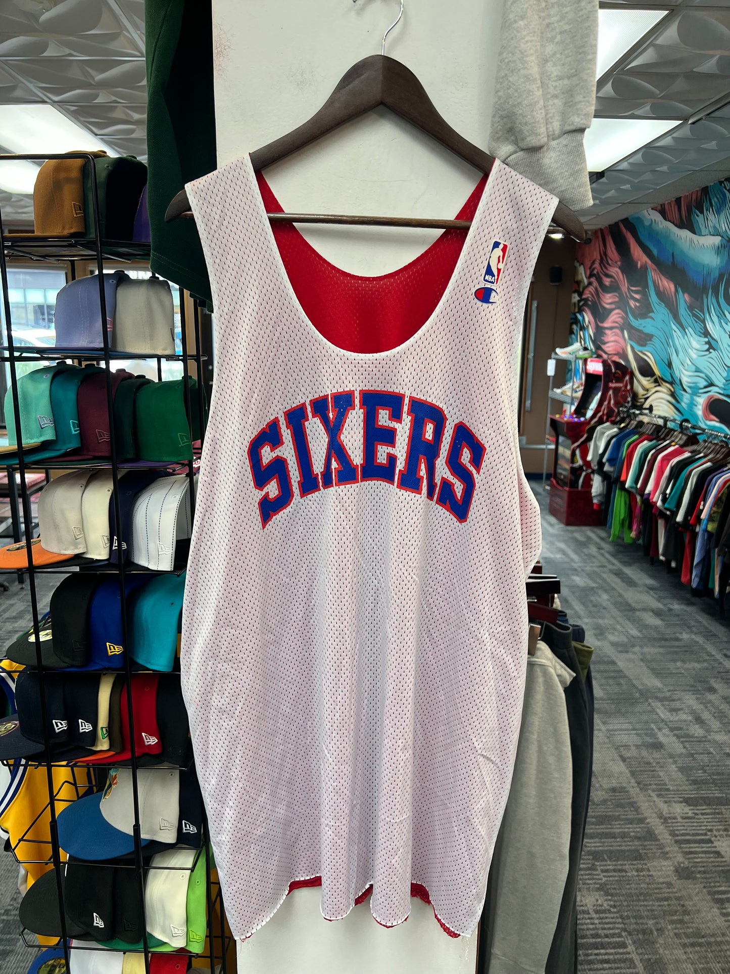 Vintage 76ers Reversible Jersey