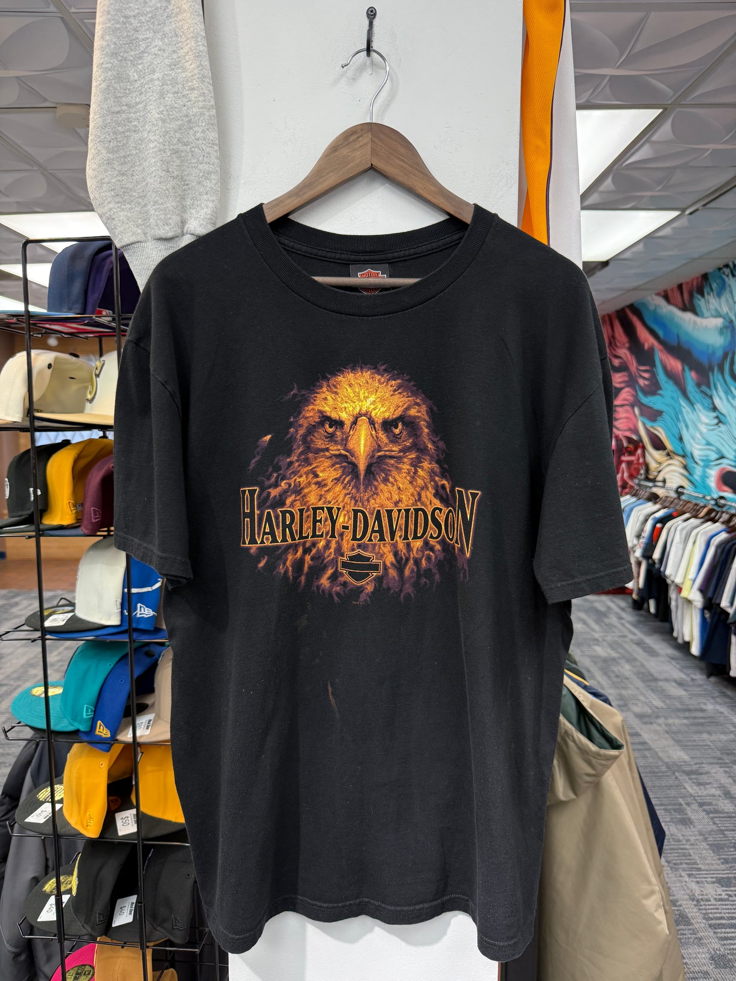 Harley Davidson Flame Eagle Tee