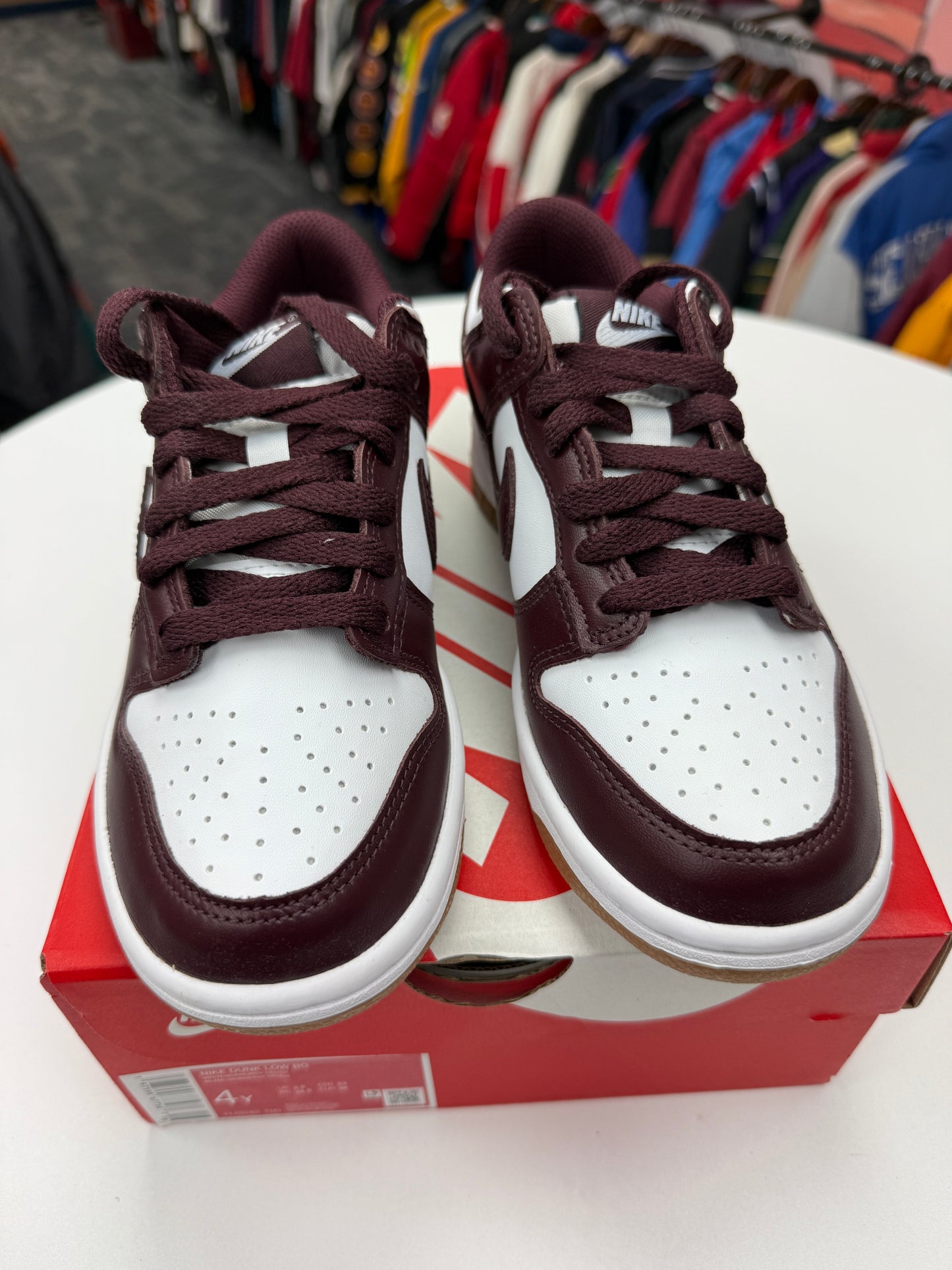 New Burgundy Crush Gum Dunk Lows