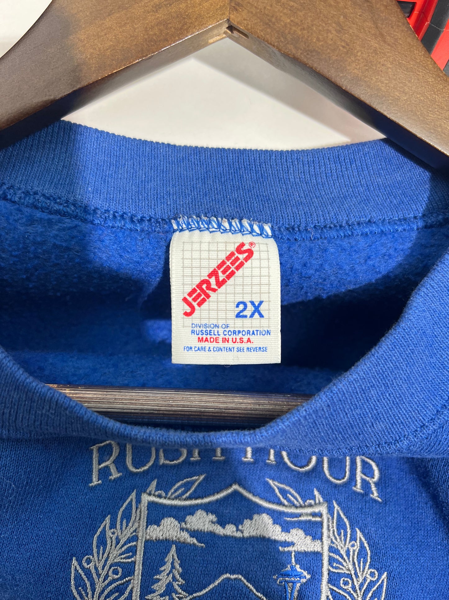 Rush Crest Crewneck Sweatshirt Blue/Grey