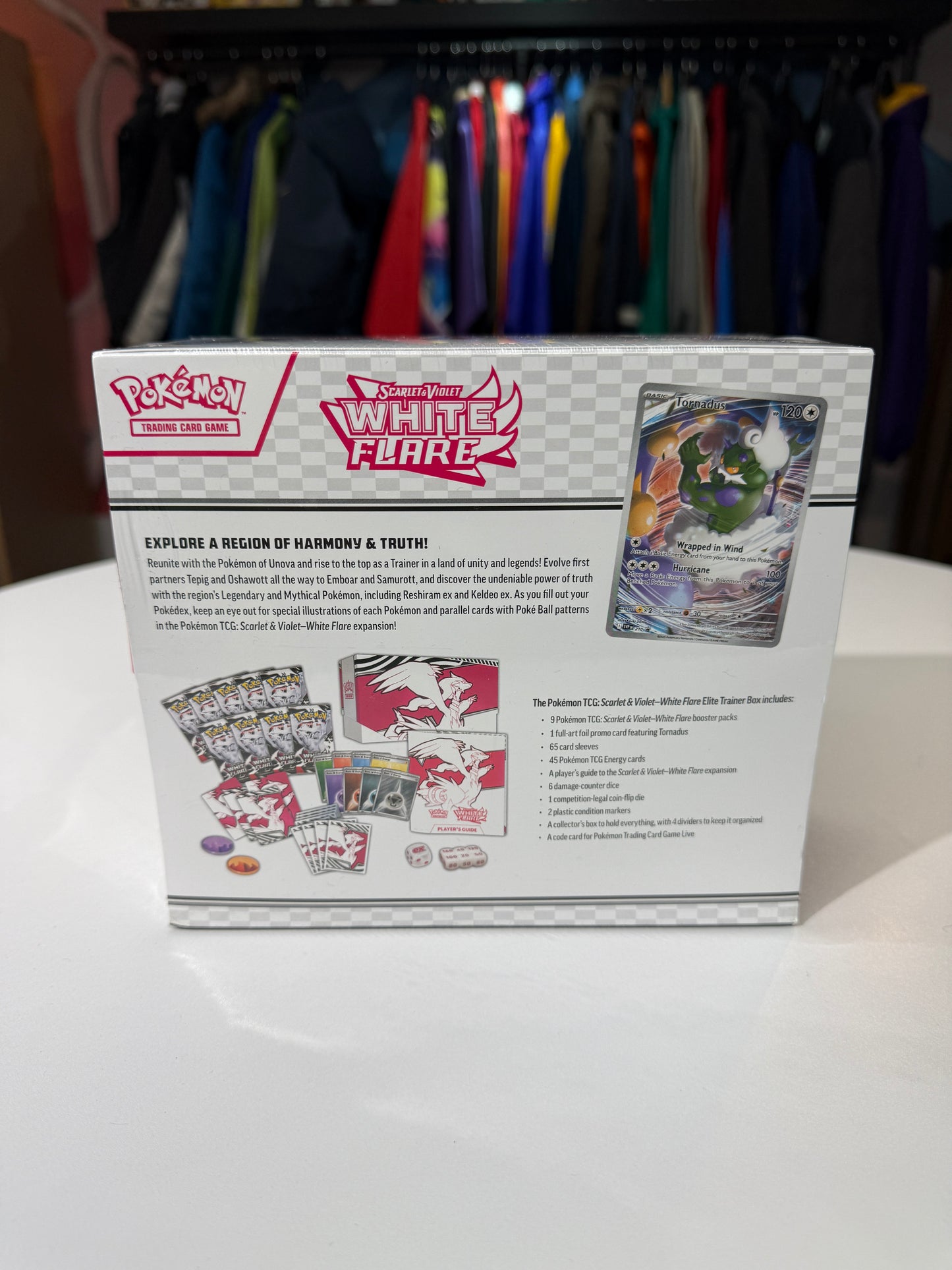 New Pokémon Scarlet & Violet White Flare Elite Trainer Box