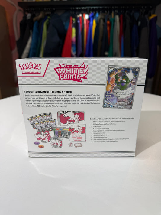 New Pokémon Scarlet & Violet White Flare Elite Trainer Box