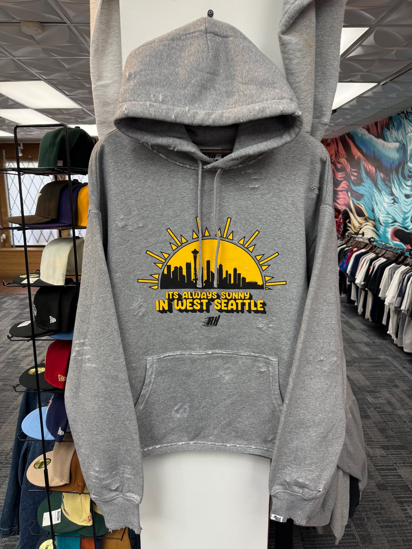 It’s Always Sunny In West Seattle Hoodie (Distressed)