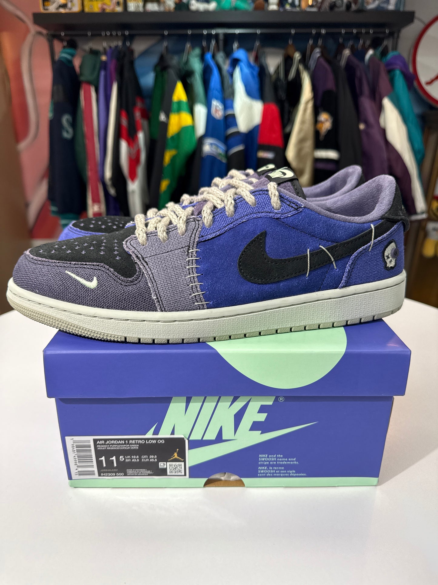 Preowned Jordan 1 Low Zion Williamson Voodoo Alternate