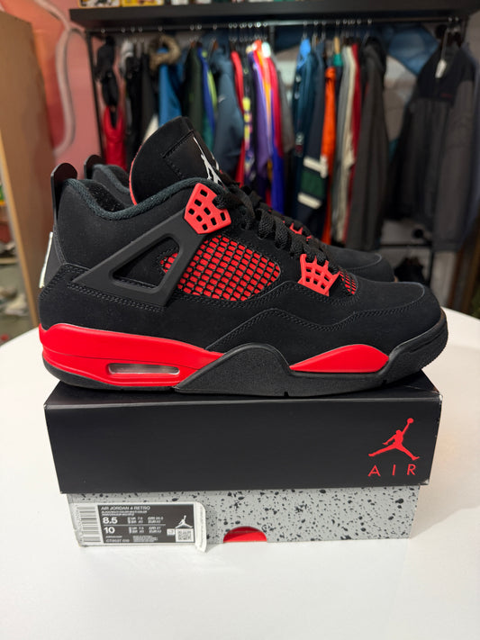 Preowned Red Thunder Jordan 4