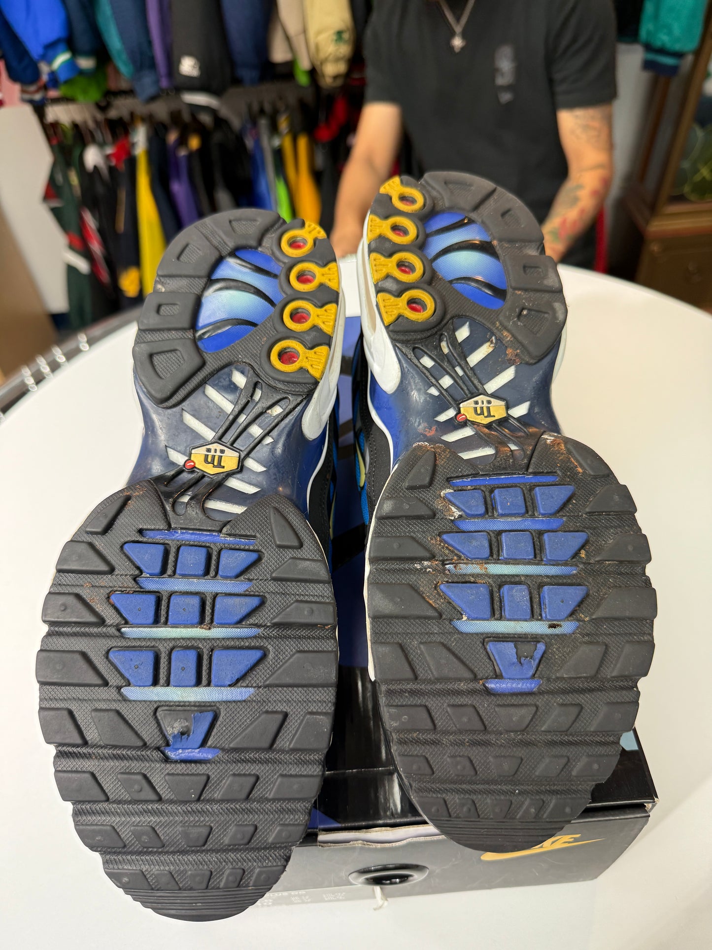 Preowned OG Hyper Blue Air Max Plus