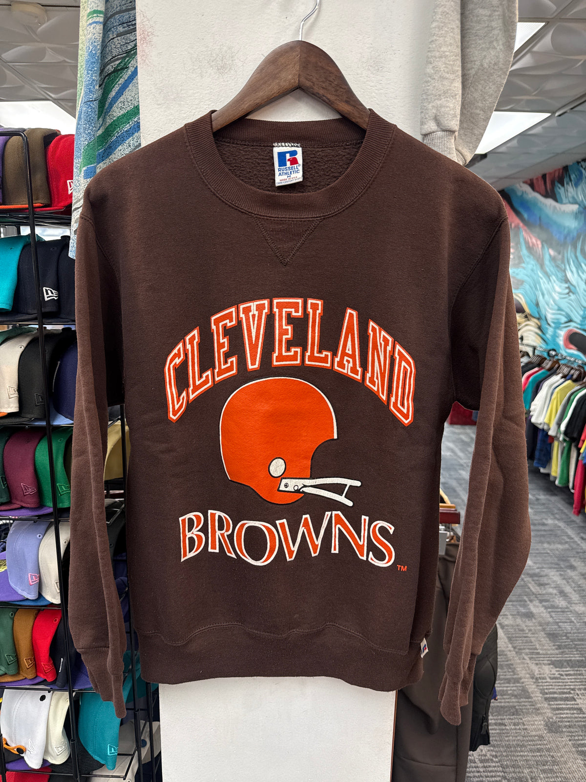 Vintage Russell Cleveland Browns Crewneck