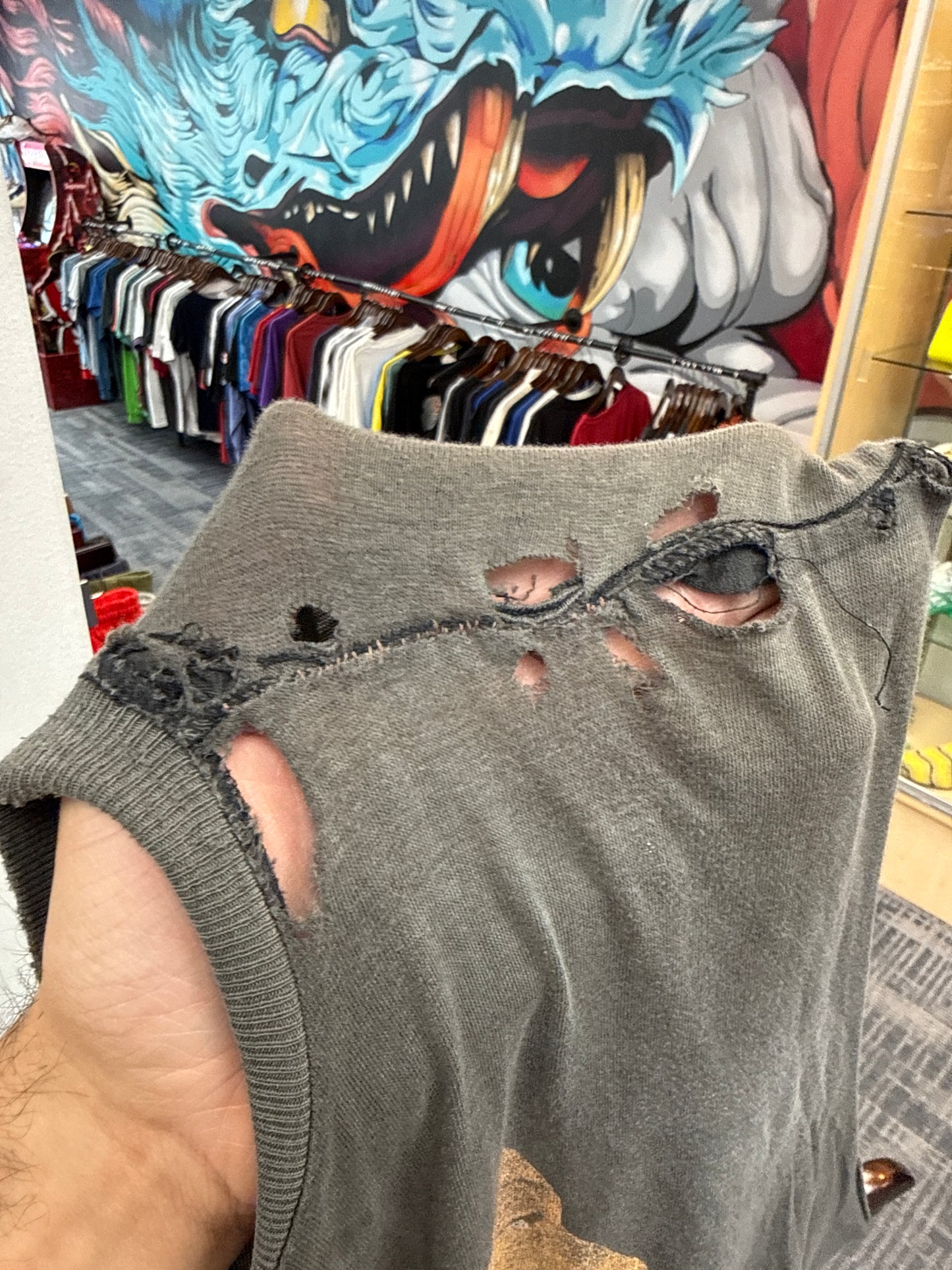 Vintage Bulls Cut-Off Rap Tee