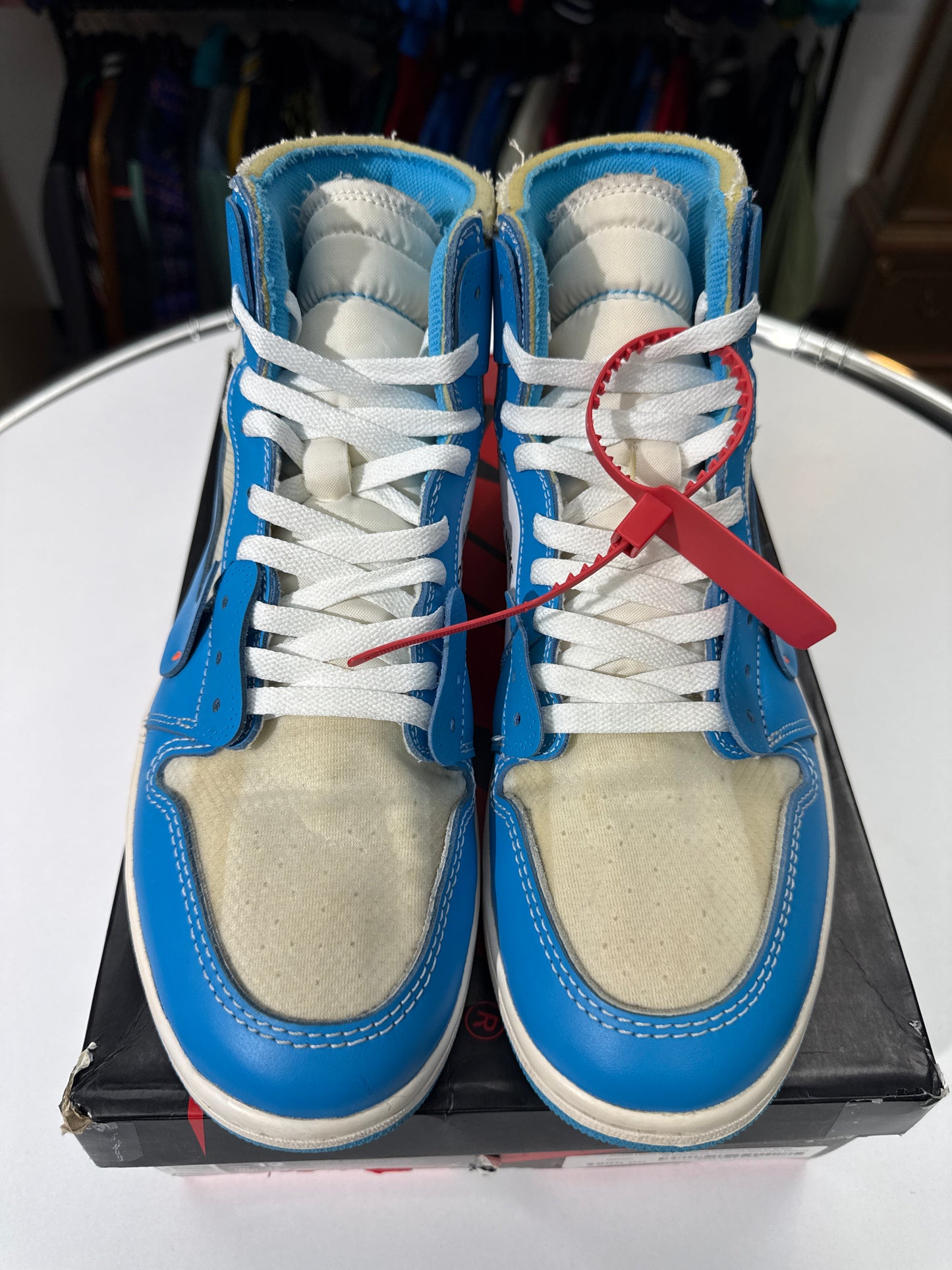 Preowned Off-White Jordan 1 University Blue