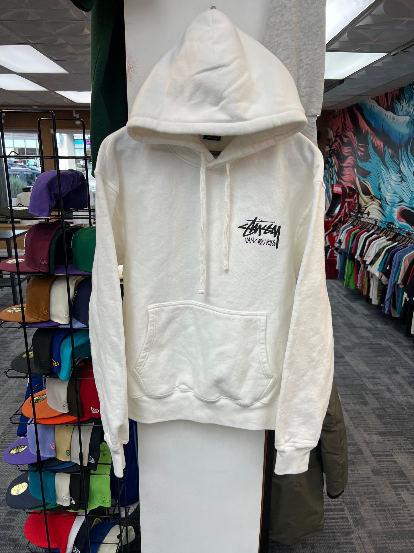 Stussy Vancouver Cream Hoodie