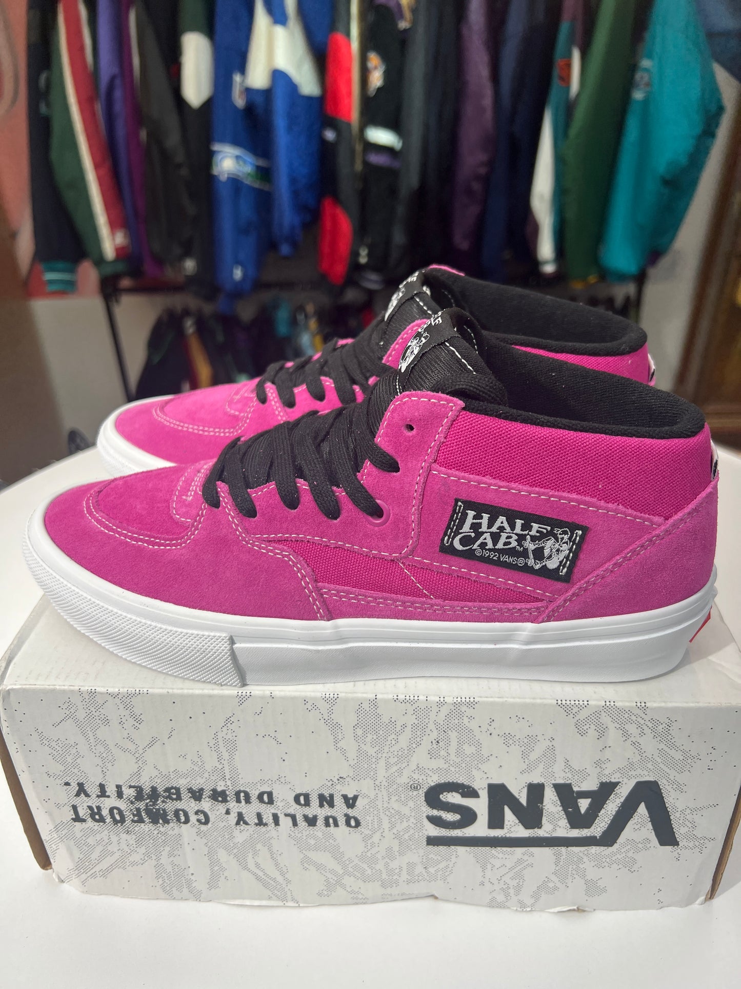 New Vans Skate Half Cab Pop Hot Pink