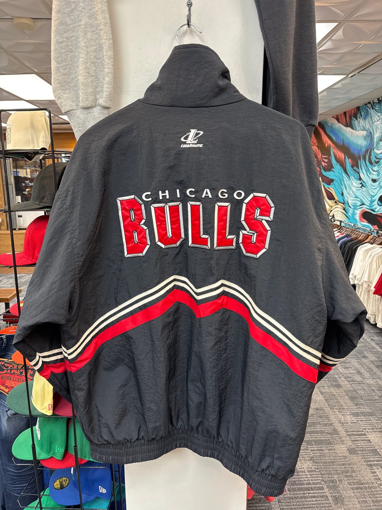 Vintage Logo Athletic Chicago Bulls Jacket