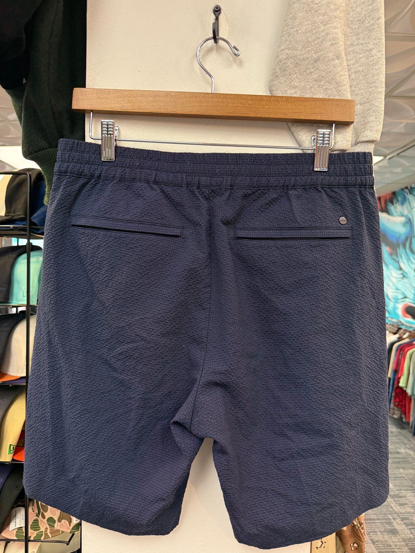 NN.07 No Nationality Navy Shorts
