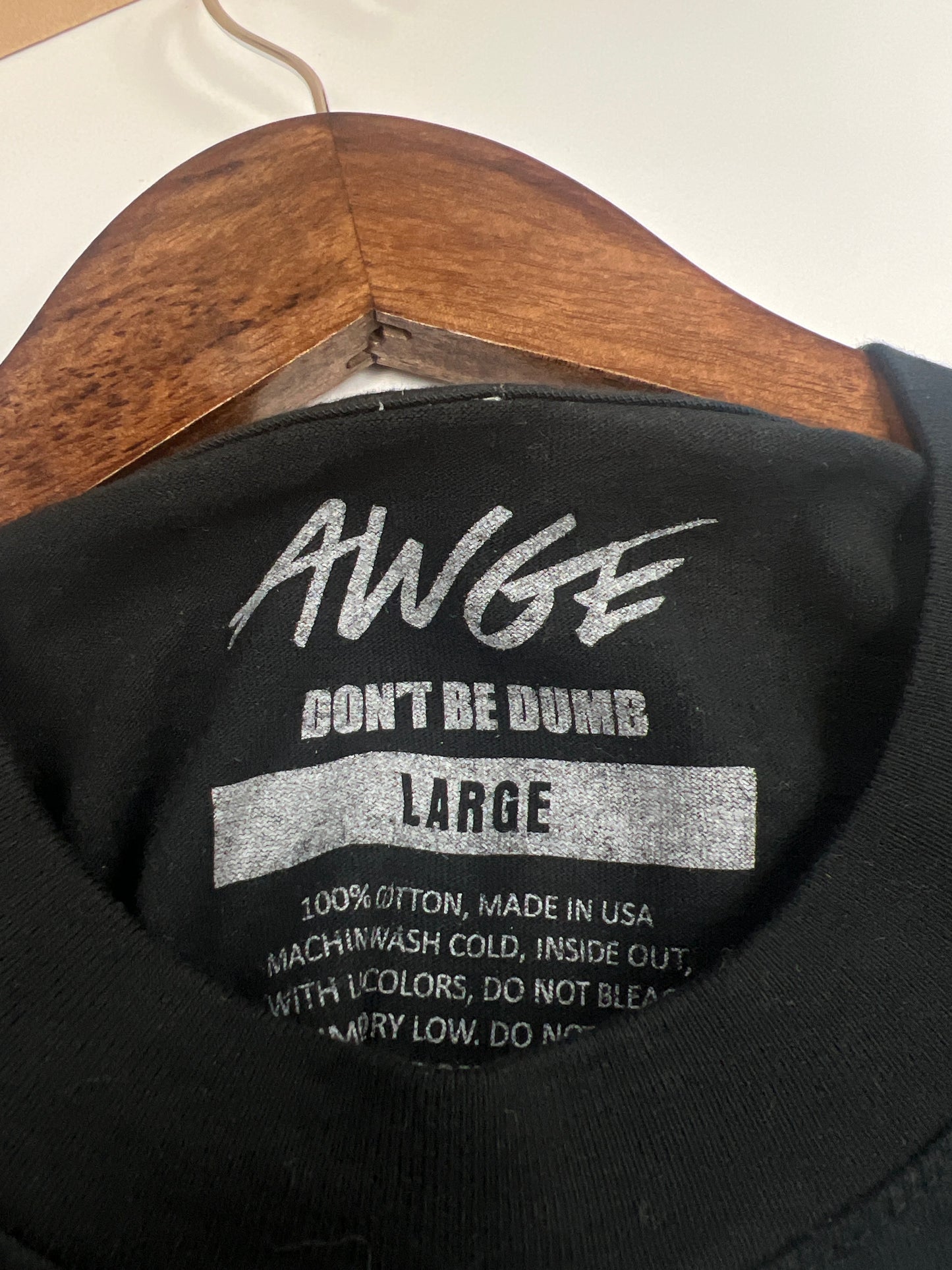 AWGE Don’t Be Dumb Rhinestone Tee