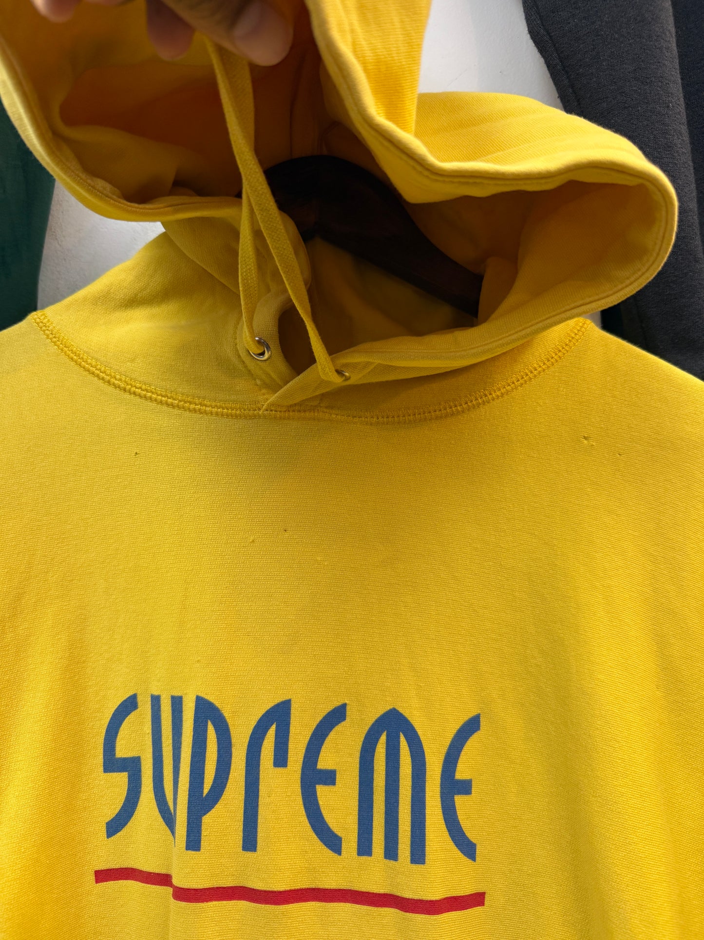 Supreme Riot Yellow Hoodie