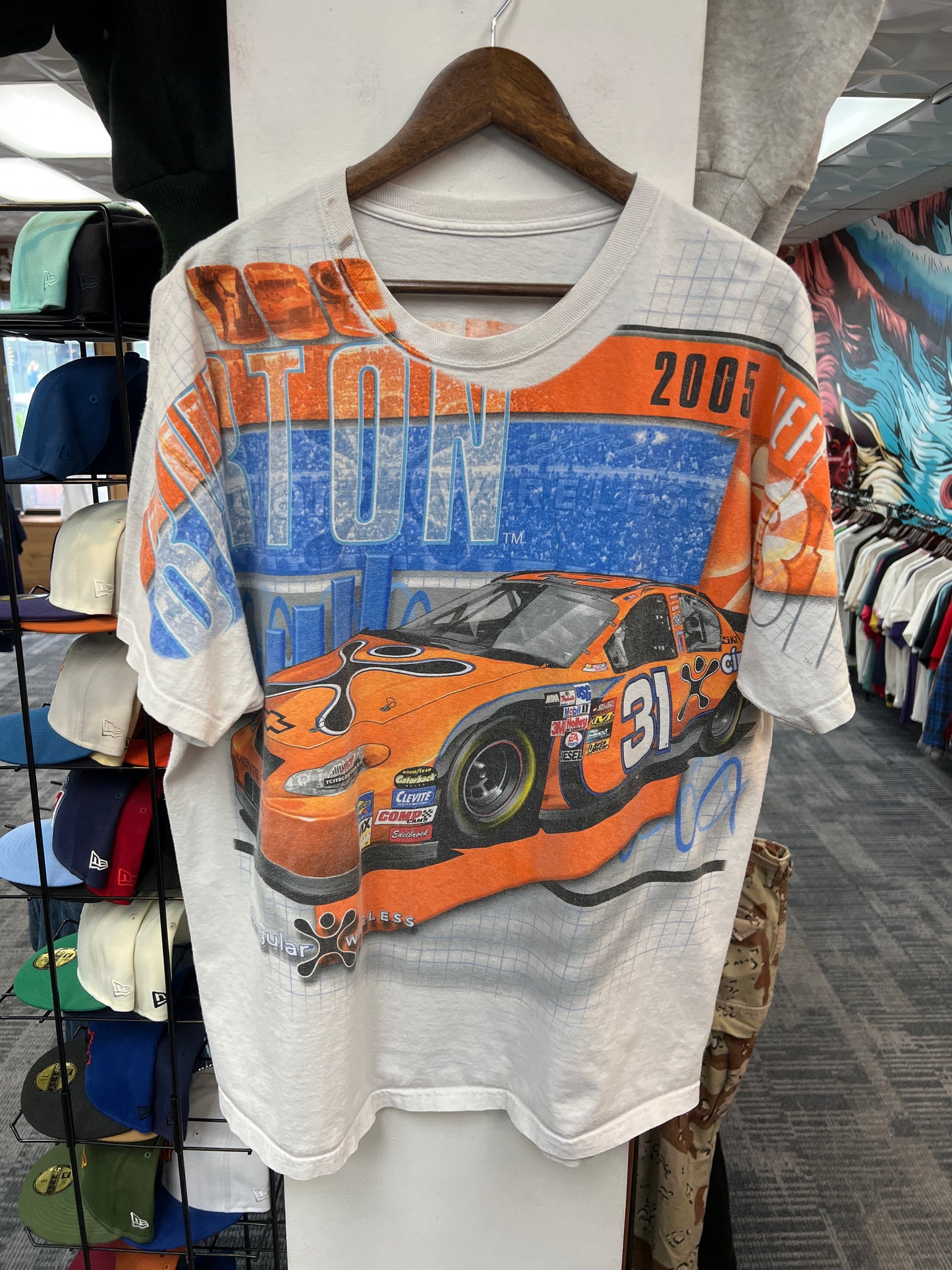 Vintage Jeff Burton NASCAR Graphic Tee