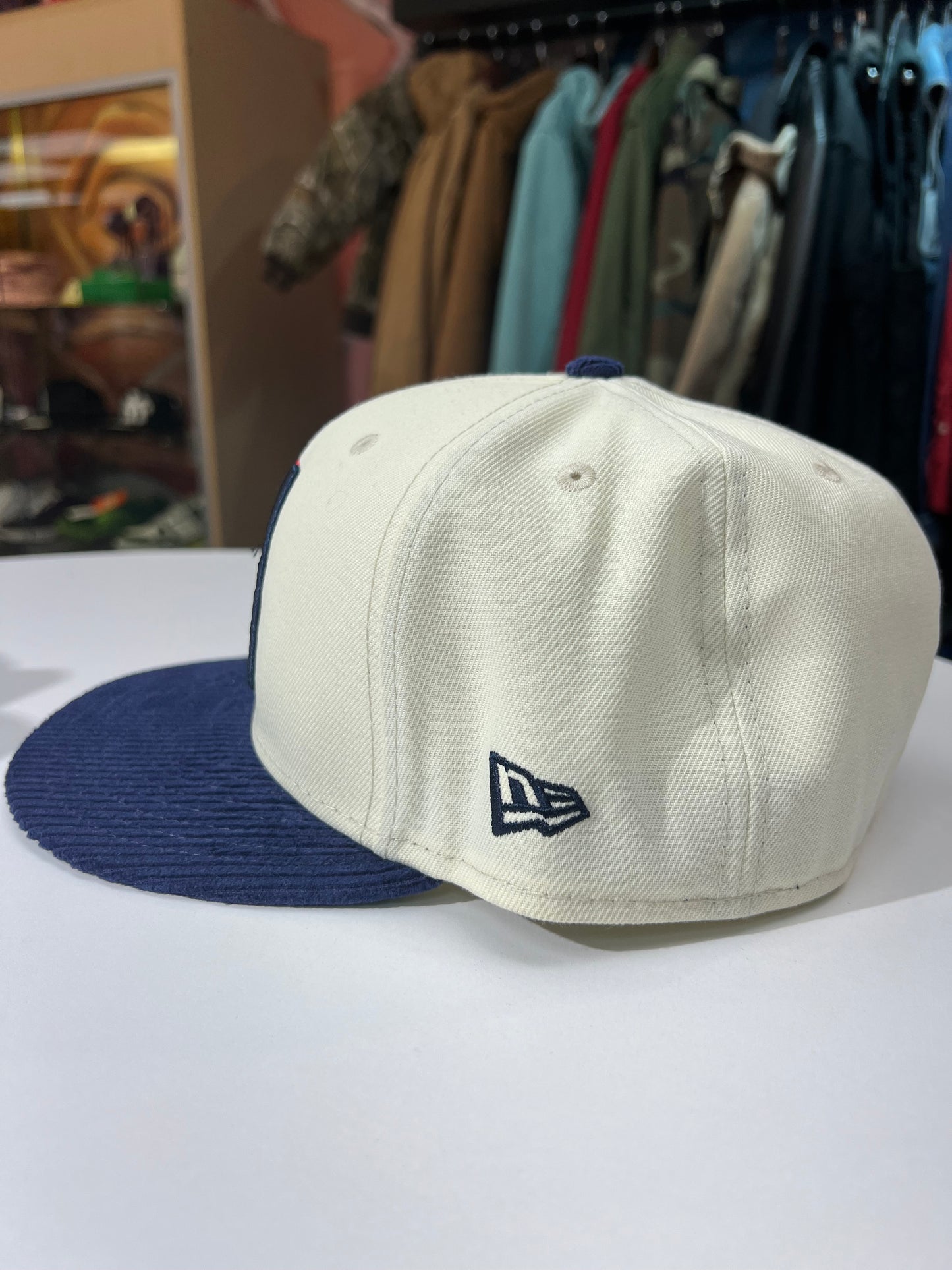 New Era Houston Astros Throwback 45th Anniversary Corduroy Fitted Cap