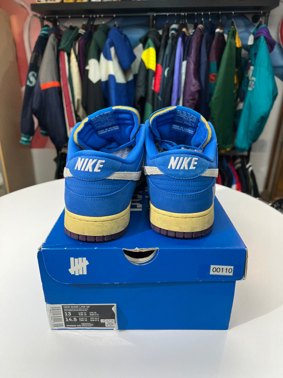 Preowned Nike Dunk Low Undefeated 5