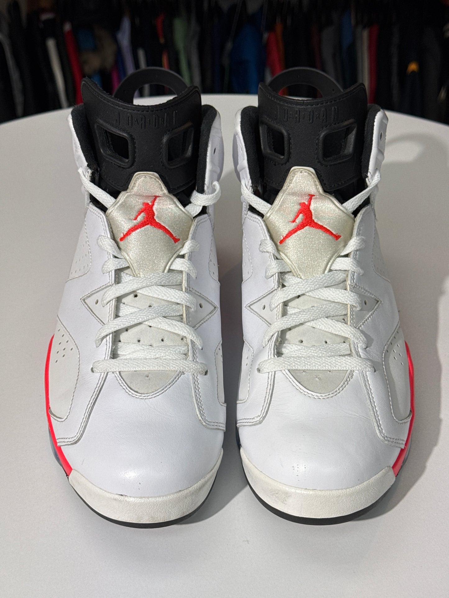 Preowned Jordan 6 Infrared White (2014)