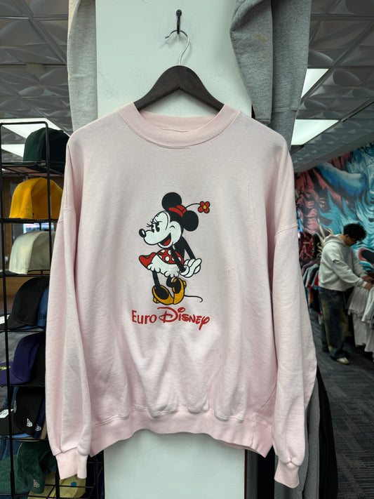 Vintage Euro Disney Minnie Mouse Crewneck