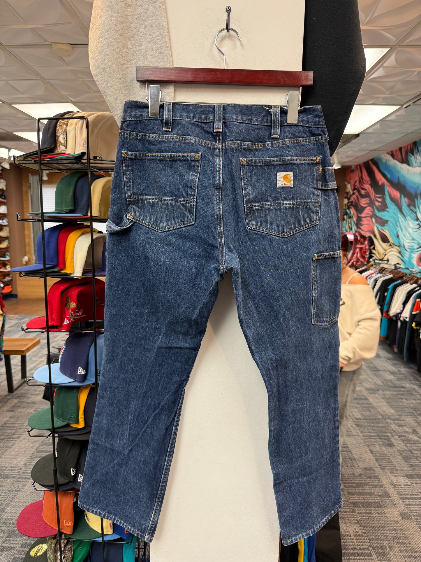 Carhartt Relaxed Fit Dark Blue Jeans