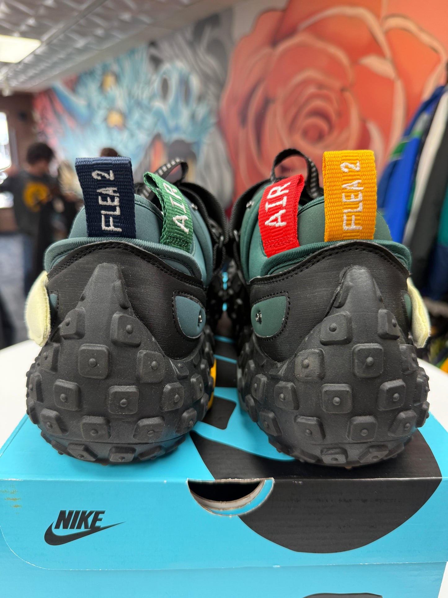 Preowned Faded Spruce Nike CPFM Air Flea 2