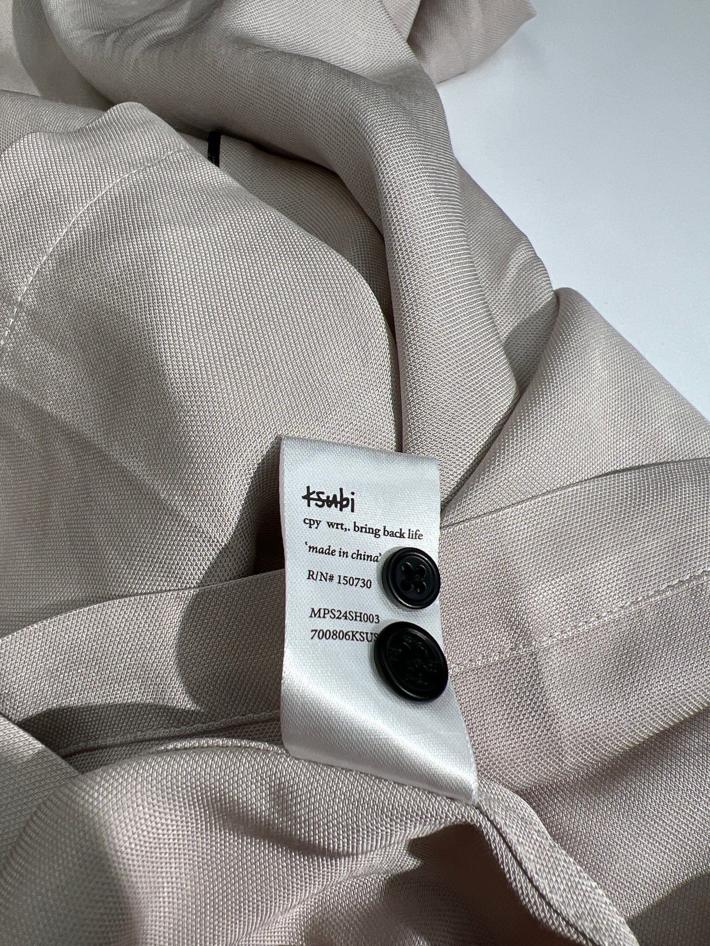 New Ksubi 1999 Downtown Resort Button Up Shirt