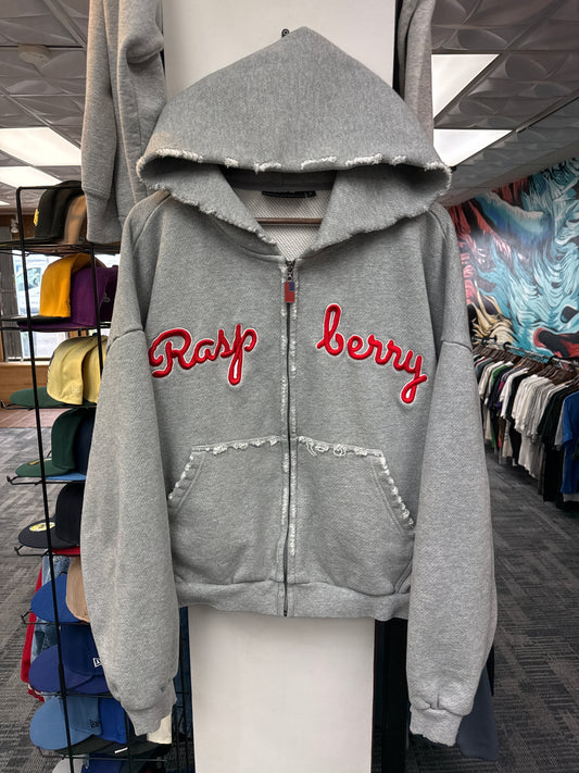 GV Raspberry Hills Script Zip Up Hoodie