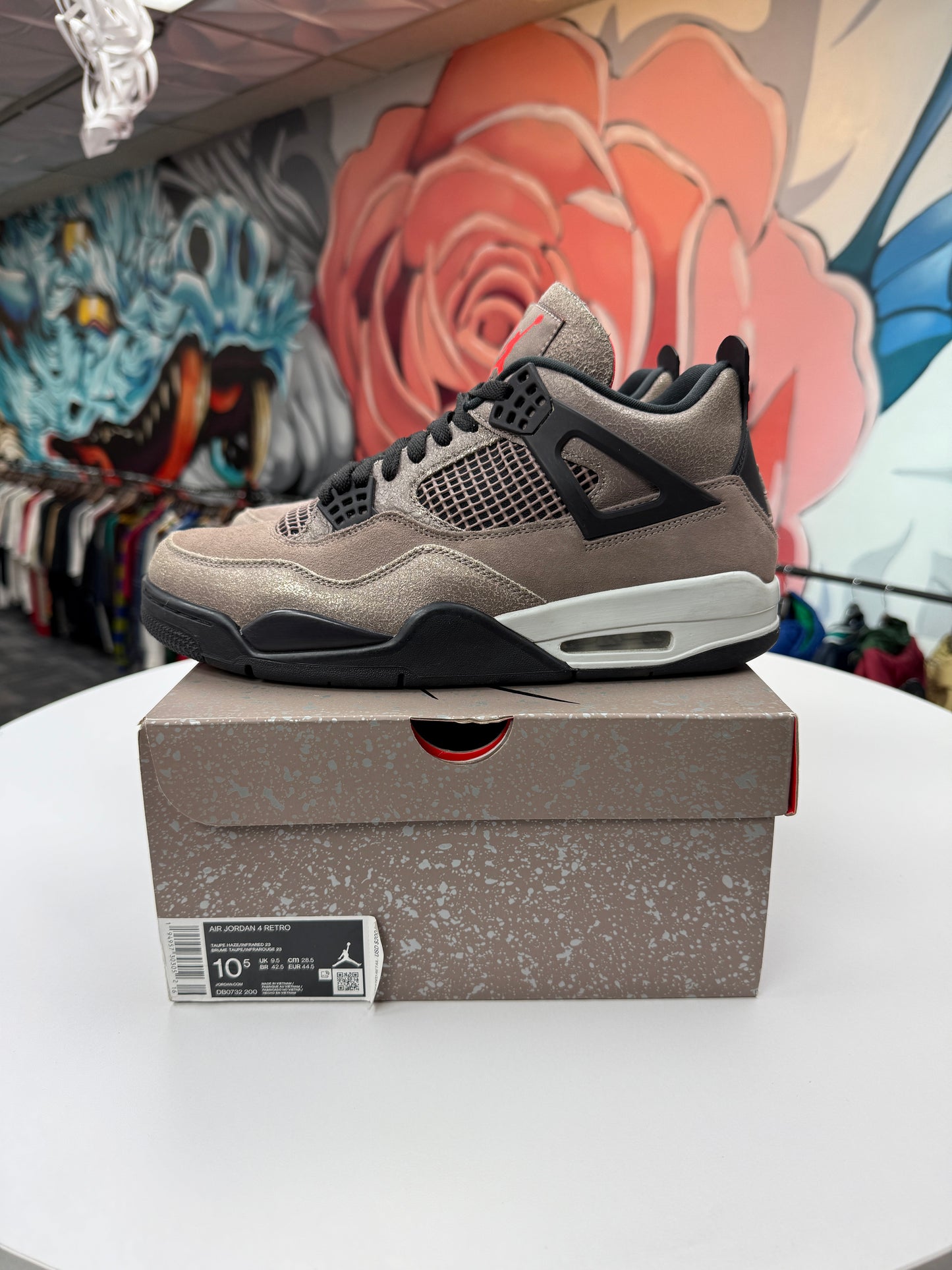 Preowned Taupe Haze Jordan 4s